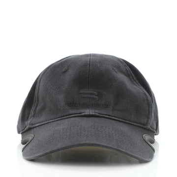 Balenciaga Cutaway Baseball Cap Cotton