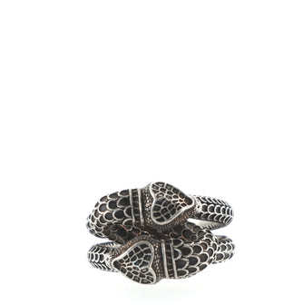 Gucci Garden Double Snake Ring Sterling Silver