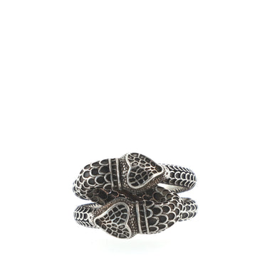 Gucci Garden Double Snake Ring Sterling Silver