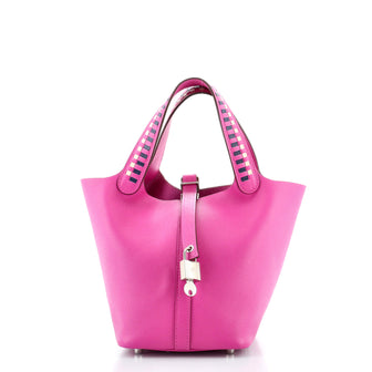 Hermes Picotin Lock Bag Tressage Epsom PM