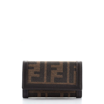 Fendi 6 Key Holder Zucca Canvas