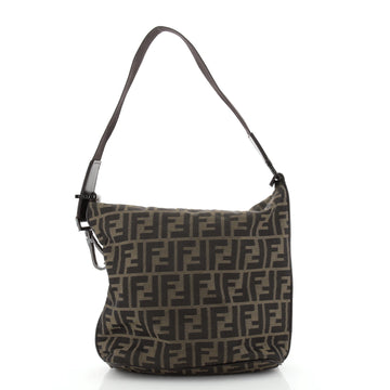 Fendi Adjustable Strap Hobo Zucca Canvas Small
