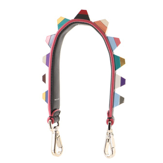 Fendi Mini Strap You Short Shoulder Strap Studded Leather