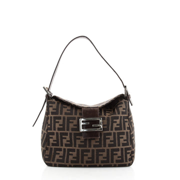 Fendi Double Flap Bag Zucca Canvas Medium