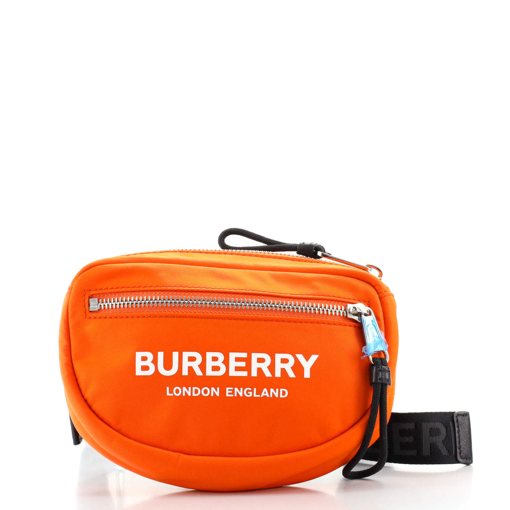 Burberry Logo Cannon Bum Bag Printed Nylon Small 88314