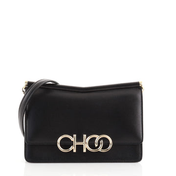 Jimmy Choo Sidney Flap Chain Crossbody Bag Leather