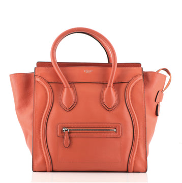 Celine Luggage Bag Grainy Leather Mini