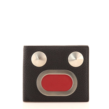 Fendi Faces Bifold Wallet Leather
