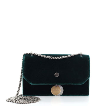 Jimmy Choo Finley Shoulder Bag Velvet Small