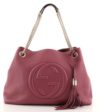 Gucci Soho Chain Strap Shoulder Bag Leather Medium