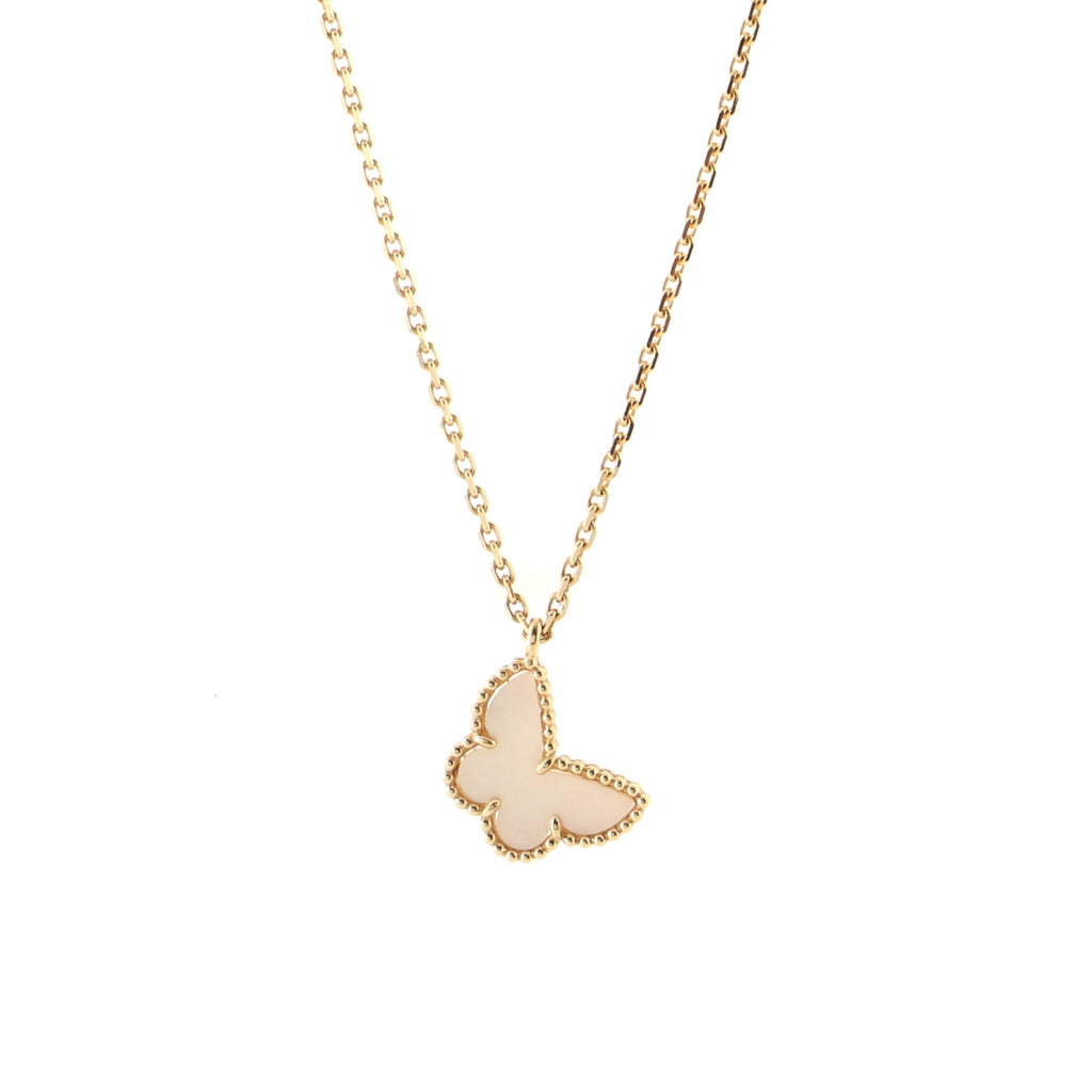 Diamond Butterfly Studded Necklace - Nuha Jewelers