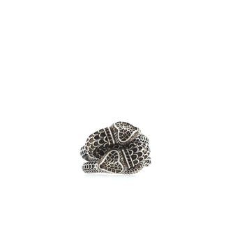 Gucci Garden Double Snake Ring Sterling Silver