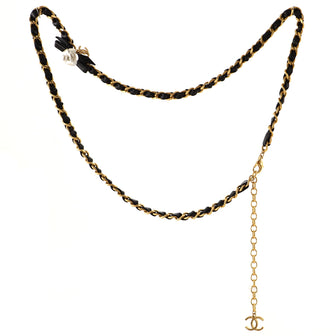 Chanel Bow Chain-Link Belt Lambskin and Metal