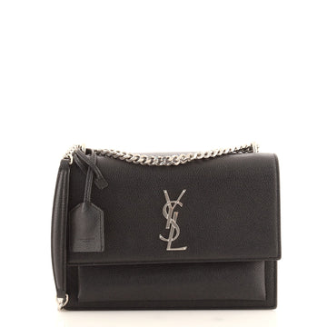 Saint Laurent Sunset Crossbody Bag Leather Medium