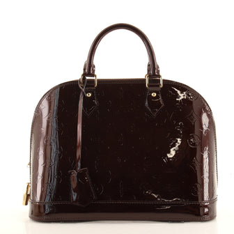 Louis Vuitton Alma Handbag Monogram Vernis PM