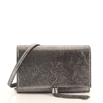 Saint Laurent Classic Monogram Tassel Chain Wallet Leather