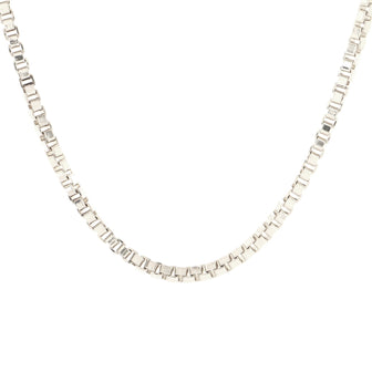 Tiffany & Co. Venetian Link Necklace Sterling Silver
