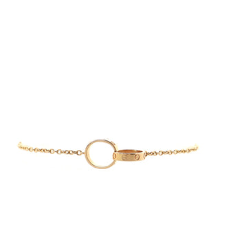 Cartier Love Interlocking Bracelet 18K Rose Gold