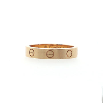 Cartier Love Band 1 Diamond Ring 18K Rose Gold with Diamond