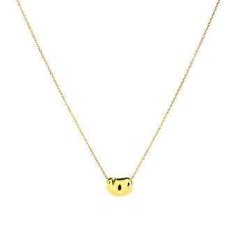 Tiffany & Co. Elsa Peretti Bean Pendant Necklace 18K Yellow Gold 18K Yellow Gold