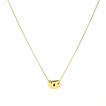Tiffany & Co. Elsa Peretti Bean Pendant Necklace 18K Yellow Gold 18K Yellow Gold