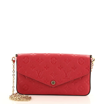 Louis Vuitton Felicie Pochette Monogram Empreinte Leather