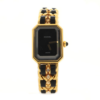 Chanel Premiere Rock Quartz Watch Plated Metal and Leather 20