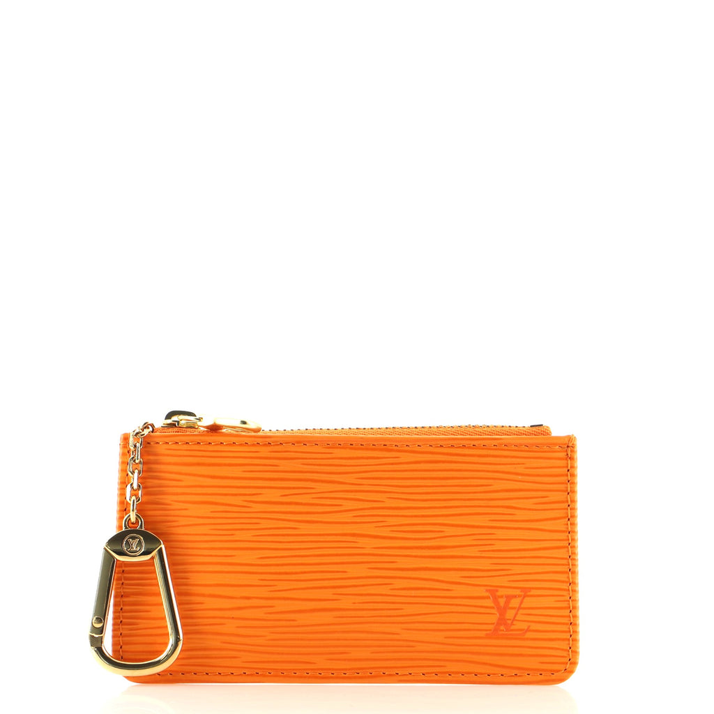 Orange Leather Jewelry Pouch – Sazingg