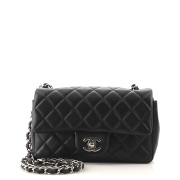 Chanel Classic Single Flap Bag Quilted Lambskin Mini