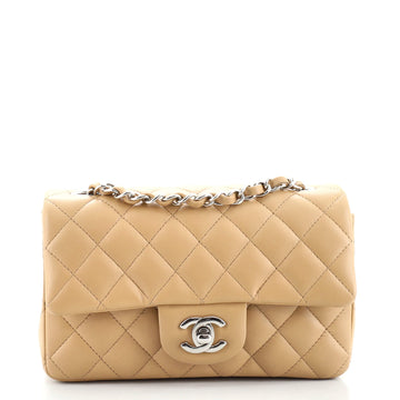 Chanel Classic Single Flap Bag Quilted Lambskin Mini