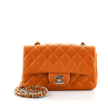 Chanel Classic Single Flap Bag Quilted Caviar Mini