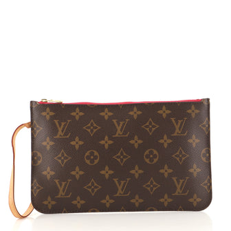 Louis Vuitton Neverfull Pochette Monogram Canvas Large
