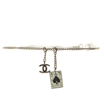 Chanel CC Poker Charm Bracelet Metal with Enamel