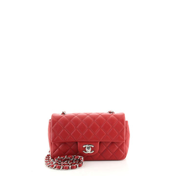 Chanel Classic Single Flap Bag Quilted Lambskin Mini