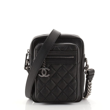 Chanel Casual Rock Camera Bag Quilted Goatskin