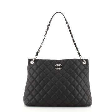 Chanel Easy Tote Quilted Caviar Large