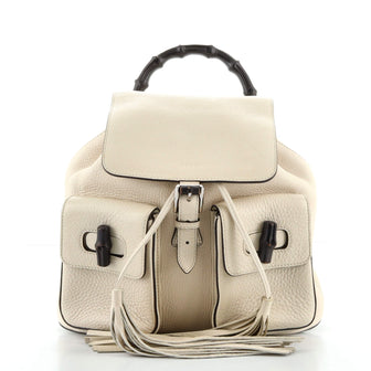 Gucci Bamboo Tassel Backpack Leather Medium