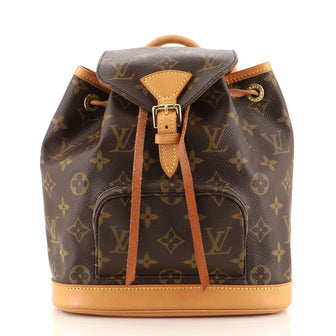 Louis Vuitton Vintage Montsouris Backpack Monogram Canvas PM