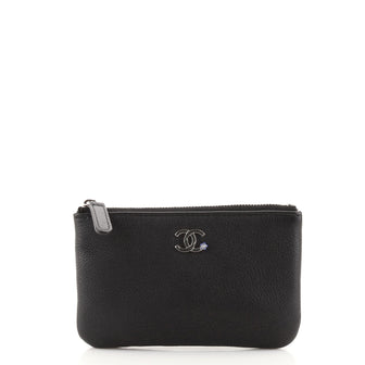 Chanel Classic O Case Pouch Goatskin Mini