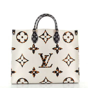 Louis Vuitton OnTheGo Tote Limited Edition Jungle Monogram Giant GM