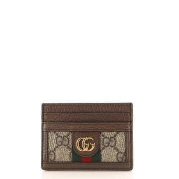 Gucci Ophidia Card Holder GG Coated Canvas