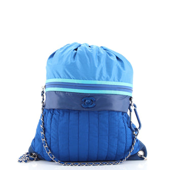 Chanel Coco Neige Backpack Quilted Nylon