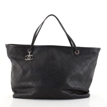 Chanel Fever Tote Quilted Caviar XL