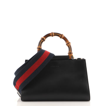 Gucci Nymphaea Top Handle Bag Leather Mini