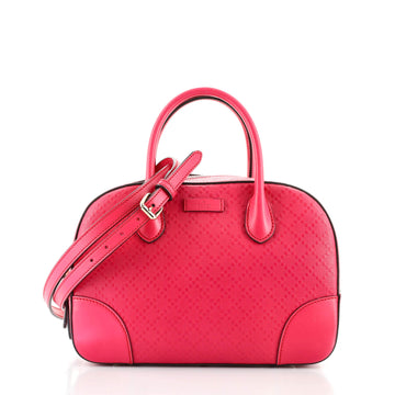 Gucci Bright Convertible Boston Bag Diamante Leather Small
