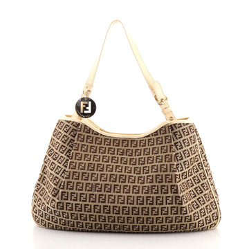Fendi Charm Shopping Tote Zucchino Canvas Large