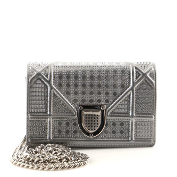 Christian Dior Diorama Flap Bag Cannage Embossed Calfskin Baby