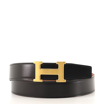 Hermes Constance Reversible Belt Strap Leather Wide