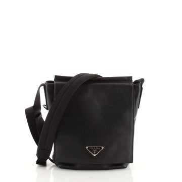 Prada Square Flap Messenger Bag City Calf Small