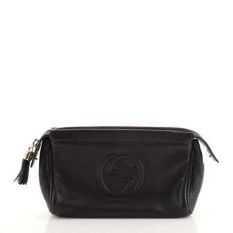 Gucci Soho Toiletry Pouch Leather Medium